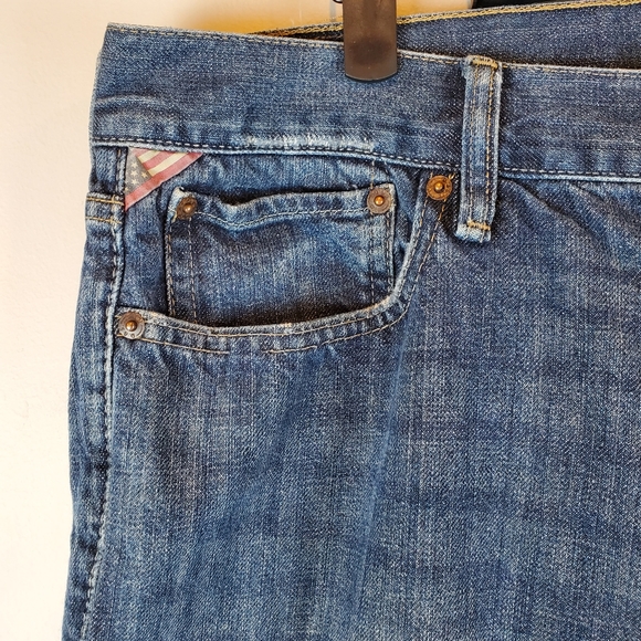 Ralph Lauren Denim & Supply Slouch Fit Straight Leg Denim Jeans Pants 36x30 Mens - Picture 4 of 14